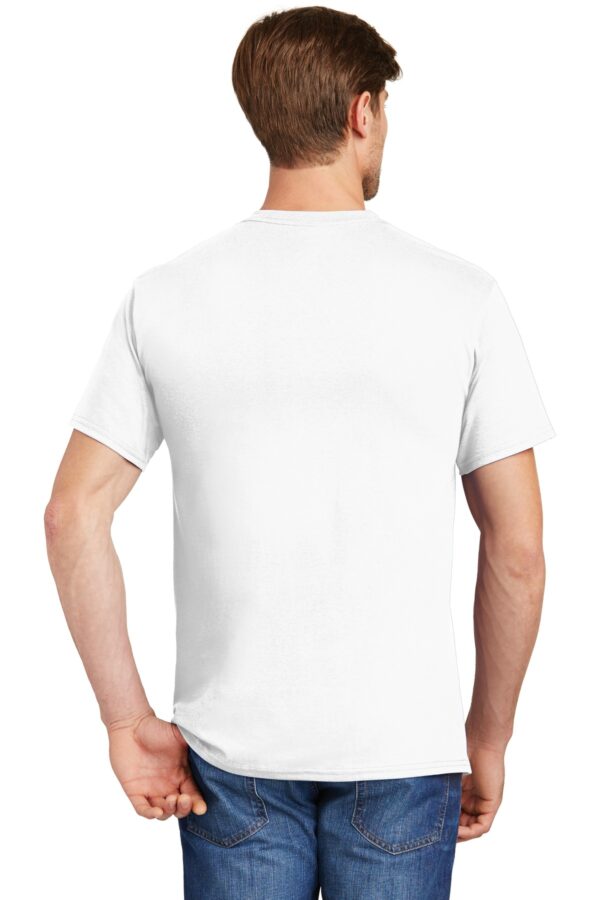 Hanes - Authentic 100%  Cotton T-Shirt with Pocket.  5590 - Image 2