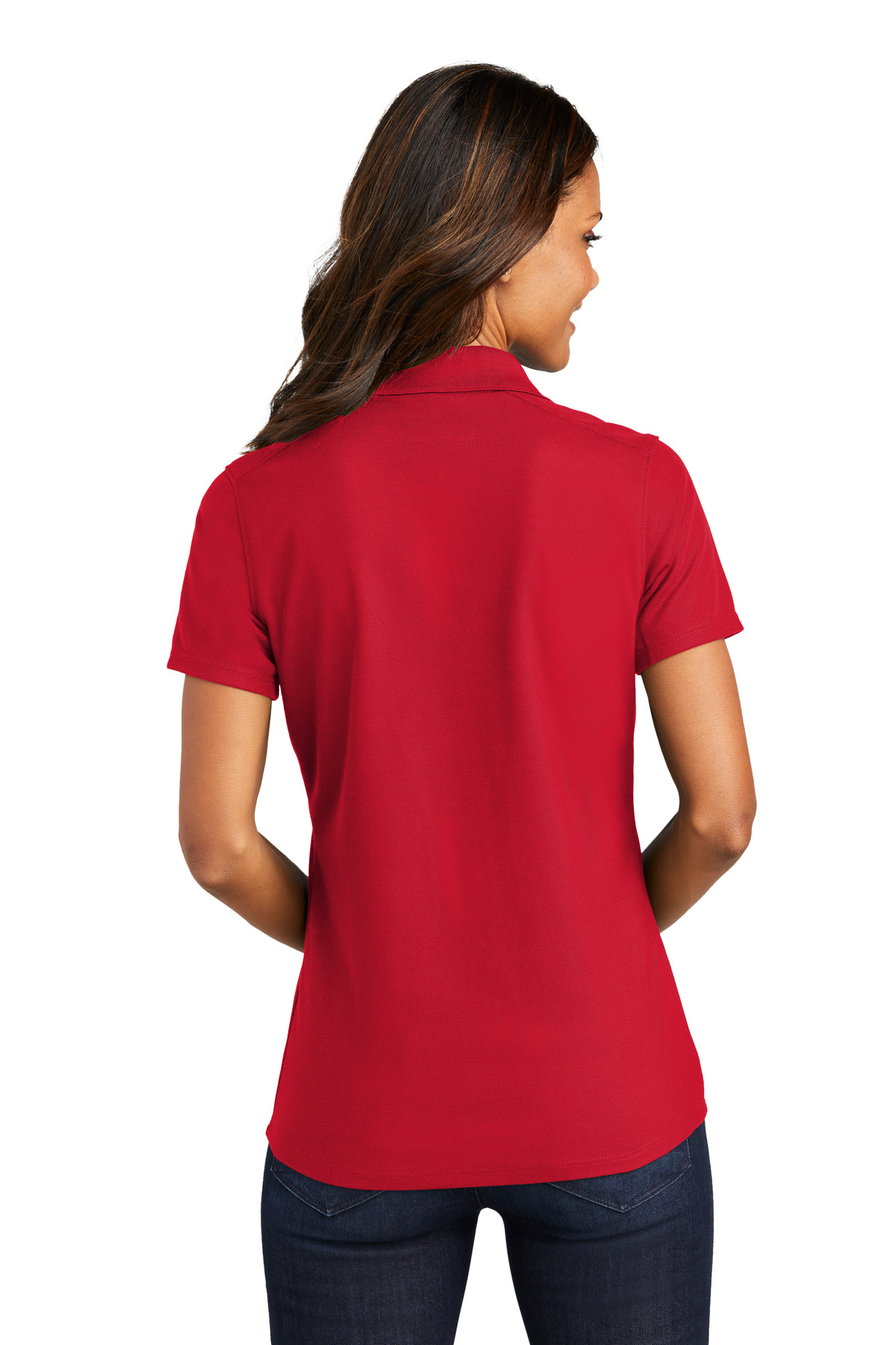 Port Authority Women's EZPerformance Pique Polo. LK600 - Image 2