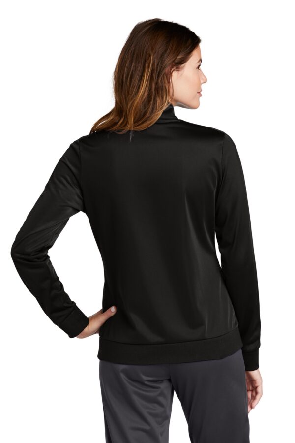 Sport-Tek  Ladies Tricot Sleeve Stripe Track Jacket. LST94 - Image 2