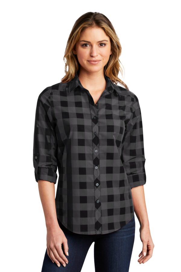 Port Authority Women's Everyday Plaid Shirt. LW670