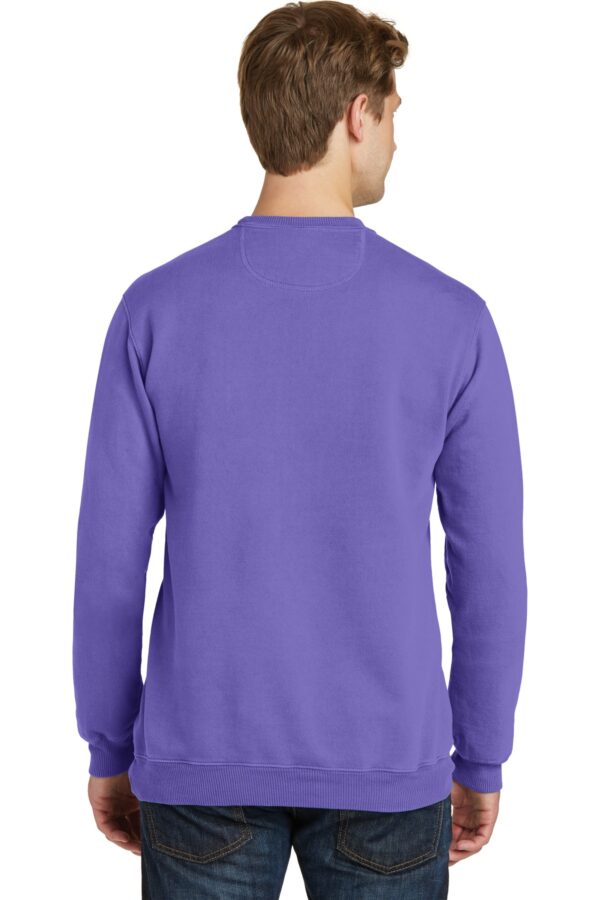 Port & Company Beach Wash Garment-Dyed Crewneck Sweatshirt PC098 - Image 2